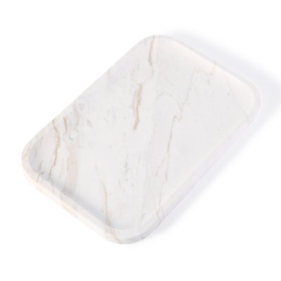 Plateau rectangulaire en marbre naturel Guein, Volakas