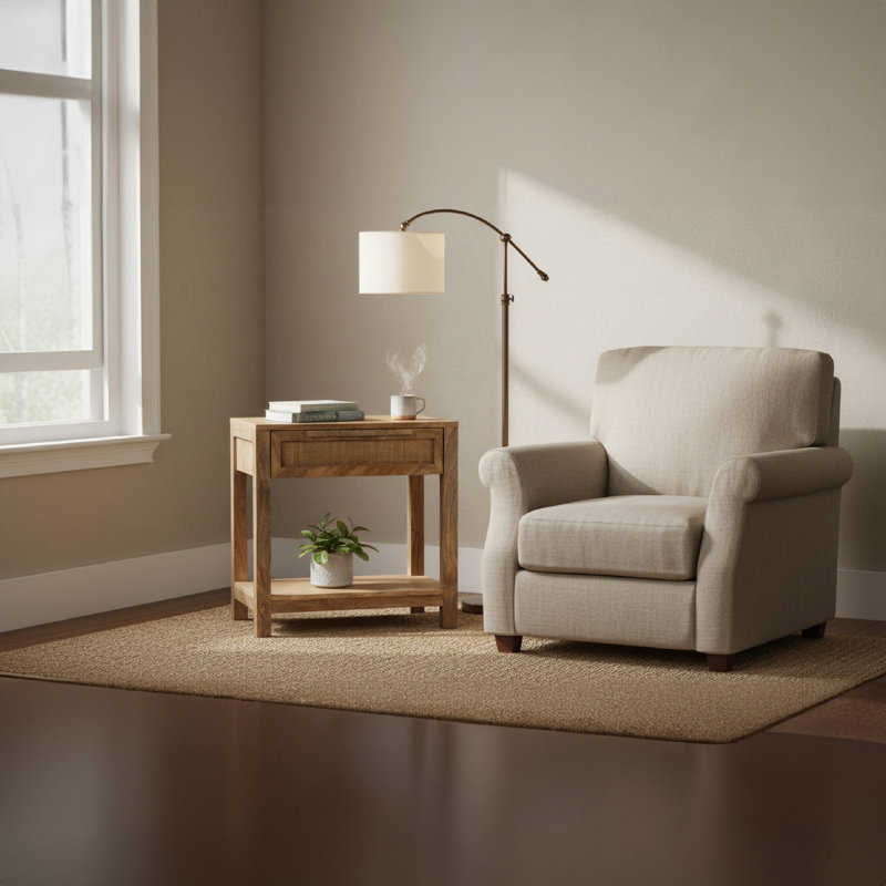 Shonna End Table, Brown