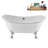 59" Streamline Clawfoot Tub,Tray,Drain, Clawfeet-101628976-102220279