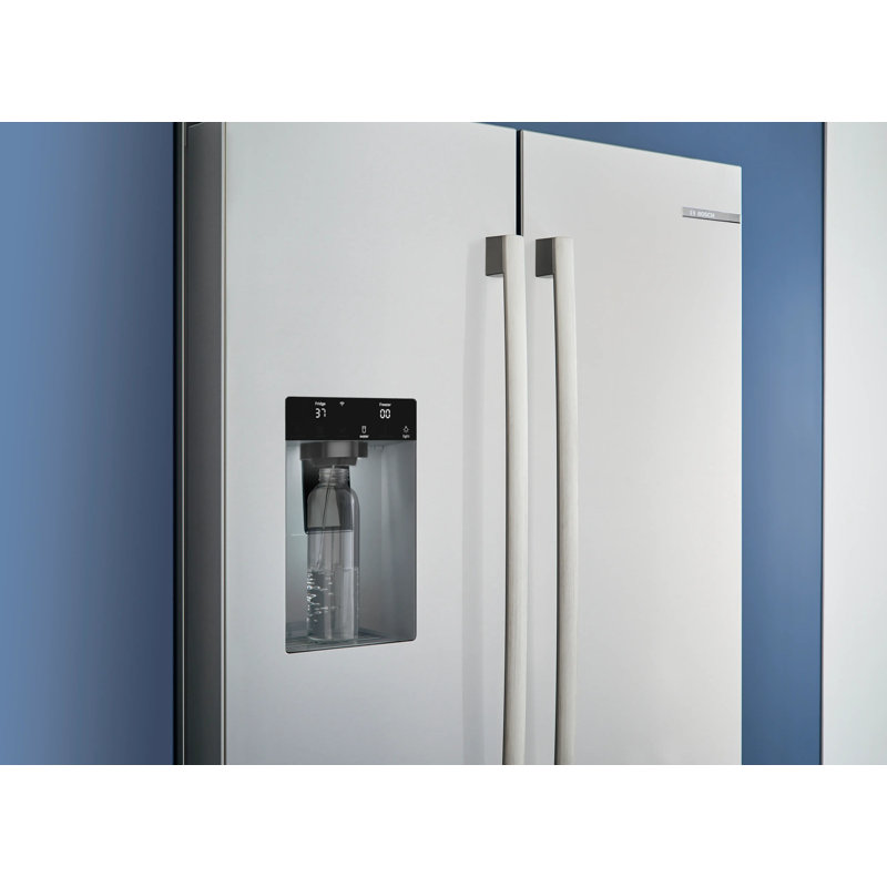 Free-Standing Fridge-Freezer, Stainless Steel