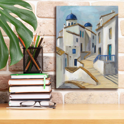 «Epic Graffiti» «Santorini View II» par Silvia Vassil Santorini View II sur toile par Silvia Vassileva, reproduction