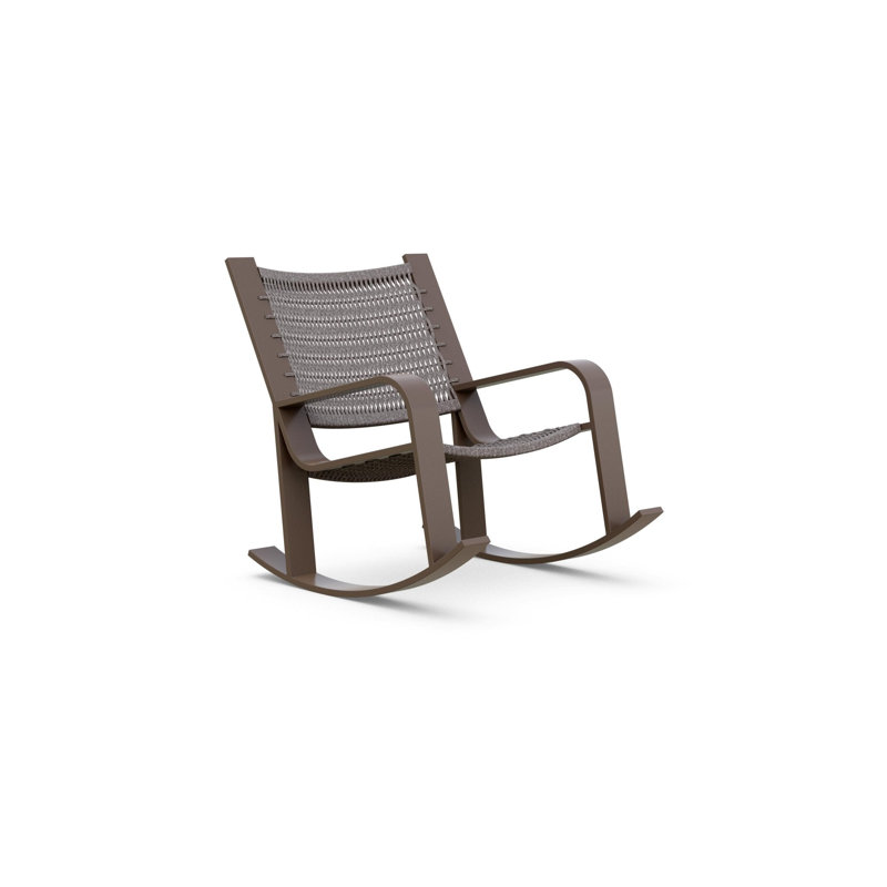Cozumel Rocking Chair, Matte Bronze