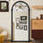 French-Style Minimalist Luxury Wall-Mounted Floor-Standing Arched Full-Length Mirror-118509614-118509613