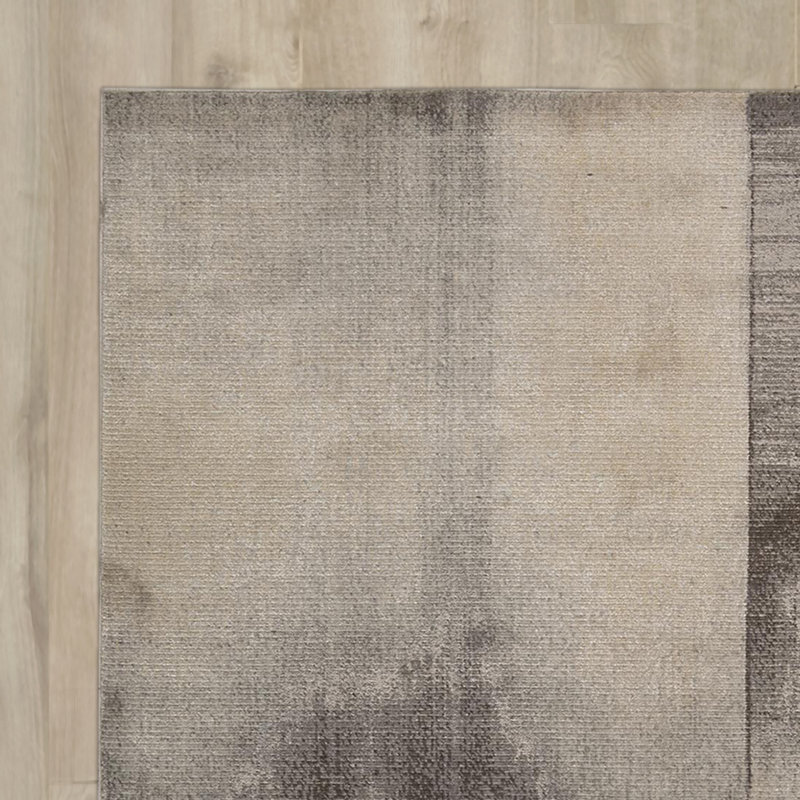 Gradient Viscose Abstract Indoor Rug, Rectangle 5'6" x 8'