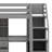 Kids Twin Loft Bed with Drawers-385413498