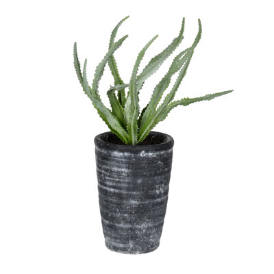 11'' Faux Plant in Ceramic Pot