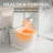 Modern Integrated Smart Toilet, Auto Open/Close Lid, Heated Seat, Triple Flush System, Foot Sensor & Remote Control, LED Display, Night Light