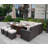 Talyn Wicker 9 - Person Modular Patio Conversation Set with Cushions
