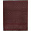 Hand-Knotted High-Quality Burgundy and Brown Area Rug