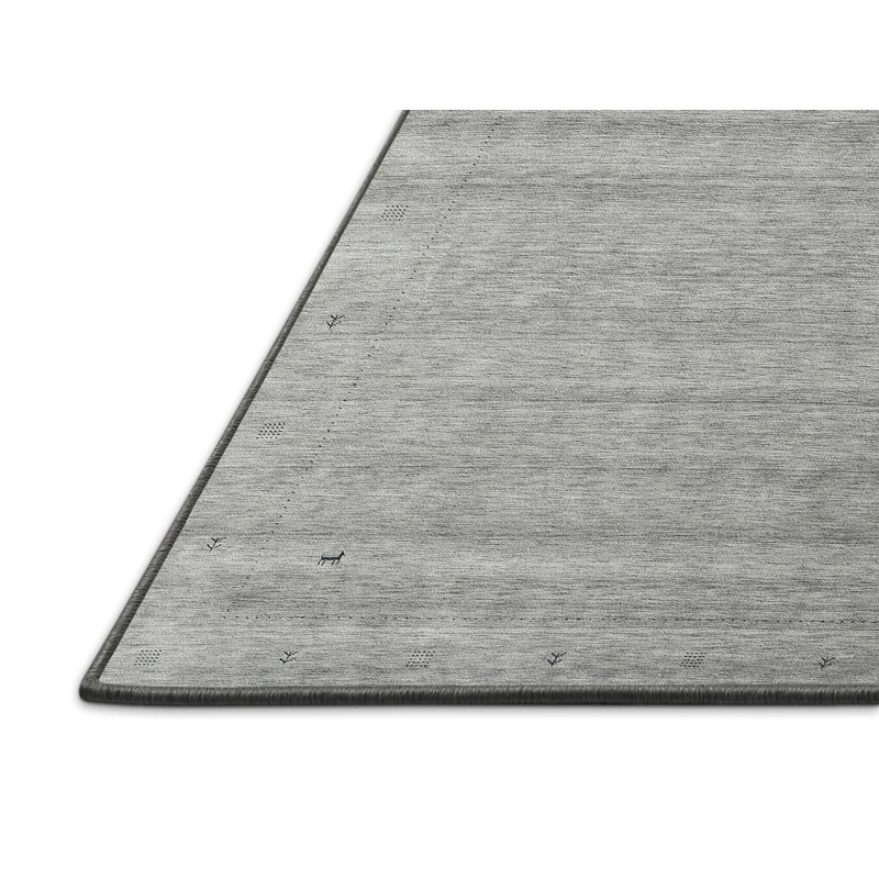 Tapis gris zone contemporaine, Rectangle 5 pi 0 po x 8 pi 0 po
