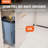 Plastic Open Pull Out Trash Can - 9.24 Gallons