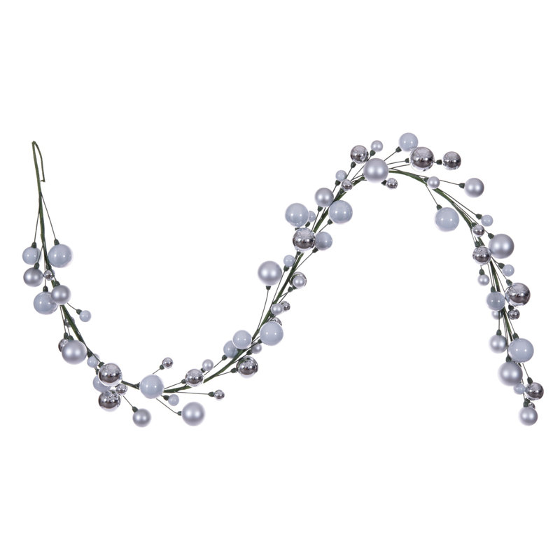 Guirlande Vickerman 6 pi., Argent argent