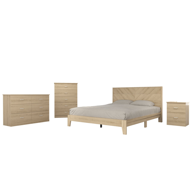 Curtis 4 Piece Bedroom Set, Queen