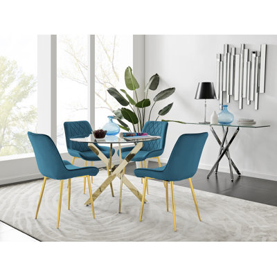 Tierra Dining Set with 4 Chairs