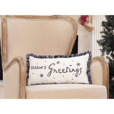 Coussin de Noël 10 pi x 20 po Season's Greetings