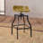 Modern Tan 29.25" Adjustable Height Barstool with Swivel Seat-1601625588