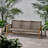 Outdoor Couch - 3 Seater For Use Seat Iron Accents-835237952