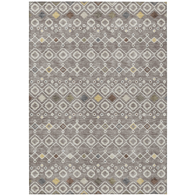 Aleighna Area Rug with Non-Slip Backing