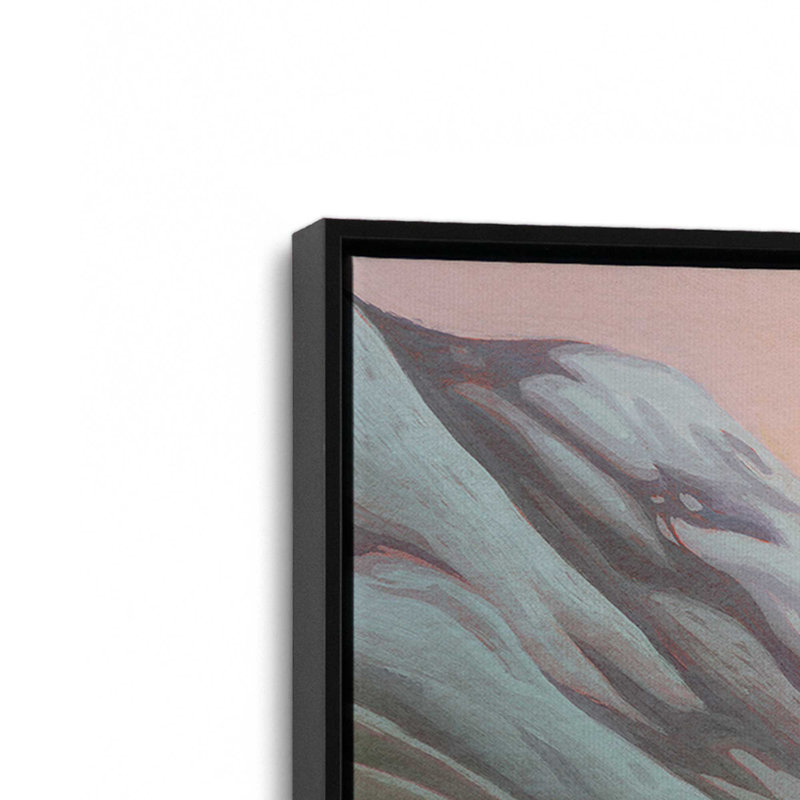 Impression sur toile Chroma Mountain Majesty I par Grace Popp, H 18 po x l 12 po, Noir