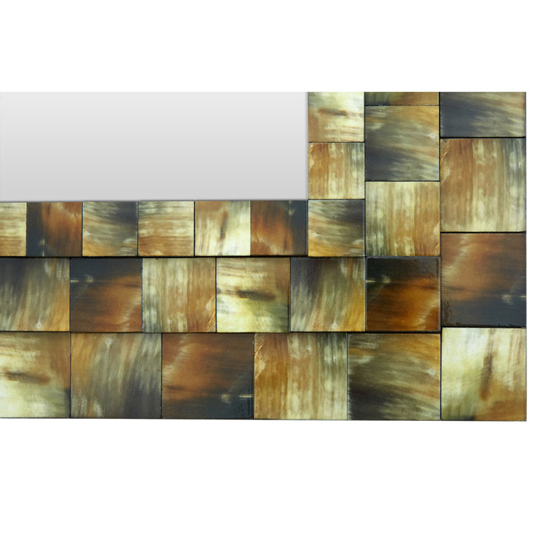 Patpong Solid Wood Flat Wall Mirror
