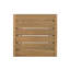 Table en bois brun, qui ajoute de l'espace à la cour, moderne et fonctionnelle, assemblage inclus