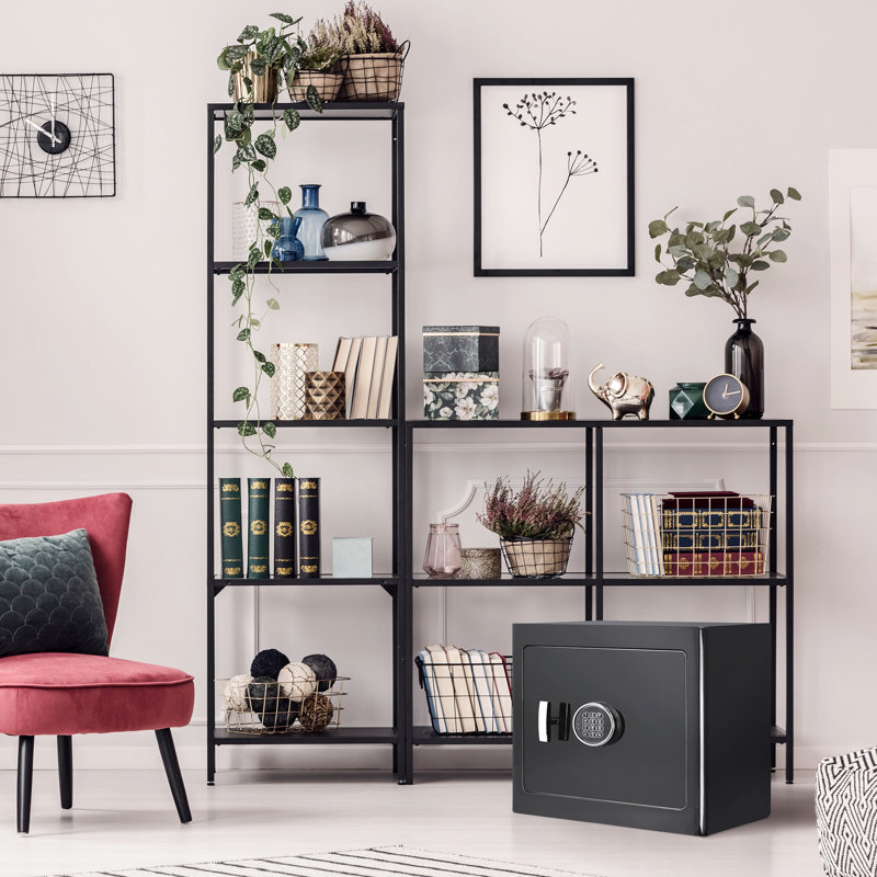 Armoire sécurisée noire 1,01 pi³ - Votre protecteur important pour objets de valeur avec verrou de clavier électronique