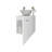 White Bathroom Vanity With Integrated Sink-1565768710
