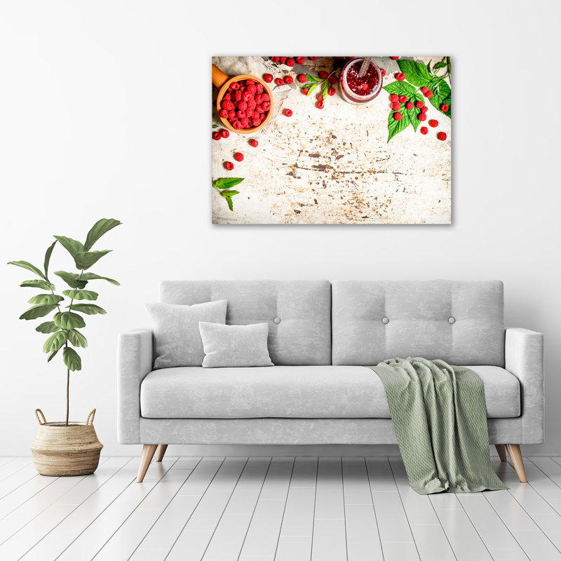 Raspberry Jam - Wrapped Canvas Print