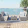 Wicker Modular Outdoor Conversation Set Of 3