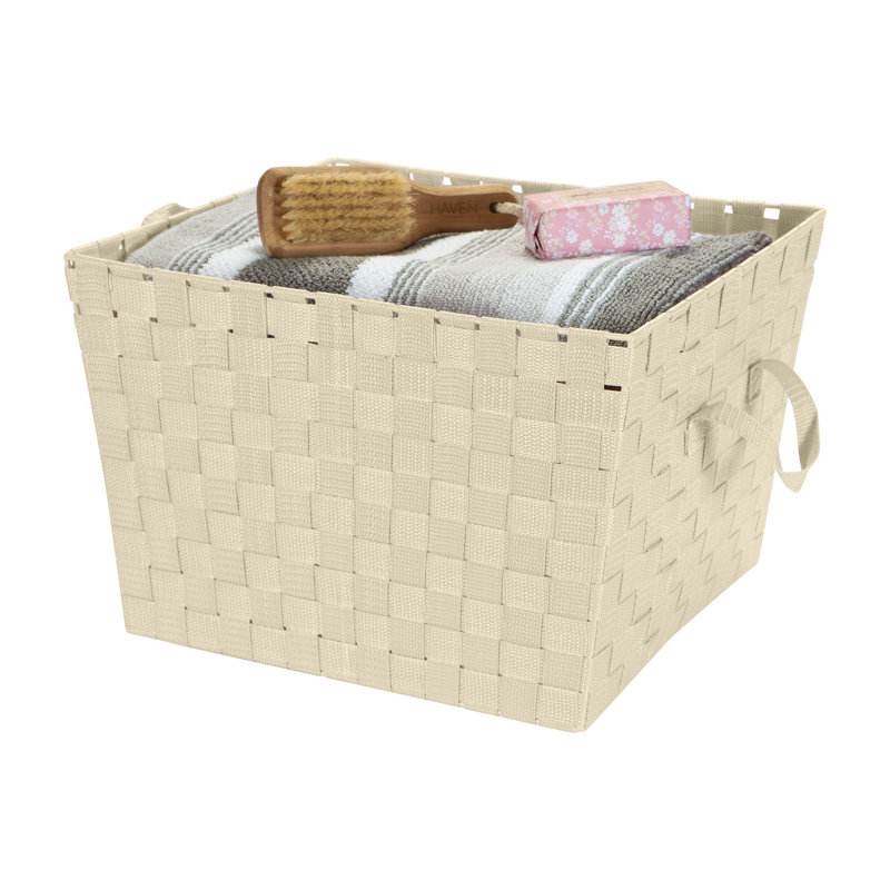 Panier de plastique, Grand, Ivoire, 1