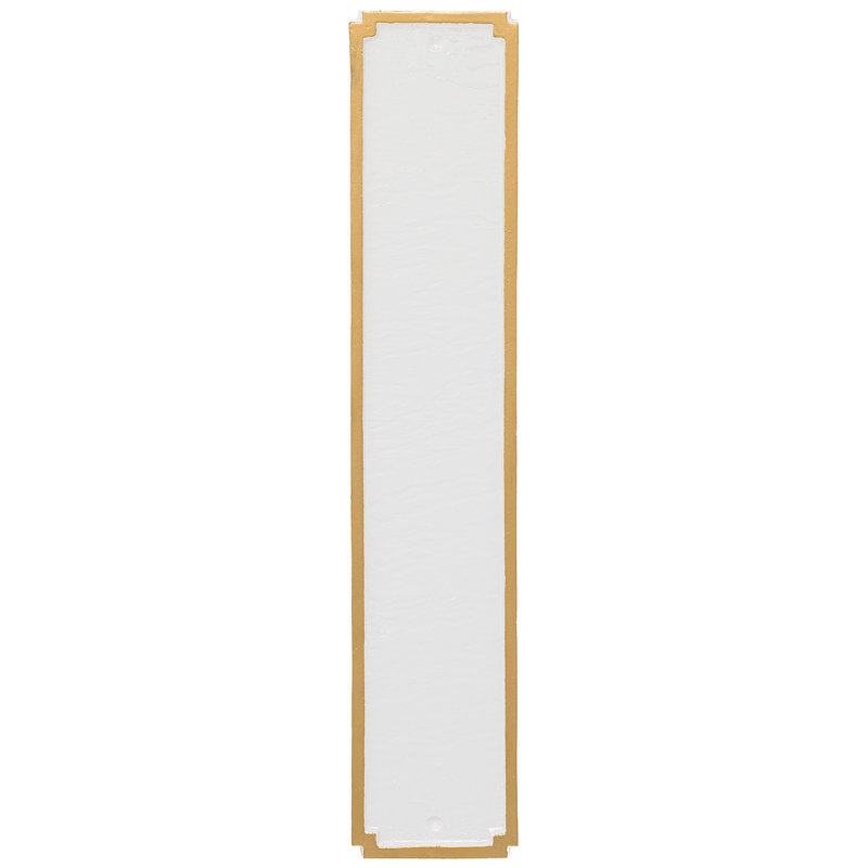 Madison Column Address Sign Plaque, Yes