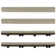 12" x 1" Composite Interlocking Deck Side Trim