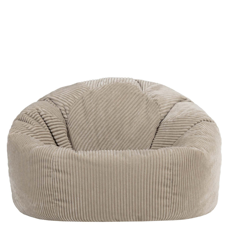 Kingston Corduroy XL Classic Bean Bag, Beige