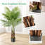 128cm Faux Palm Tree