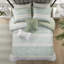 Ensemble de literie en seersucker, polyester confortable pour la maison
