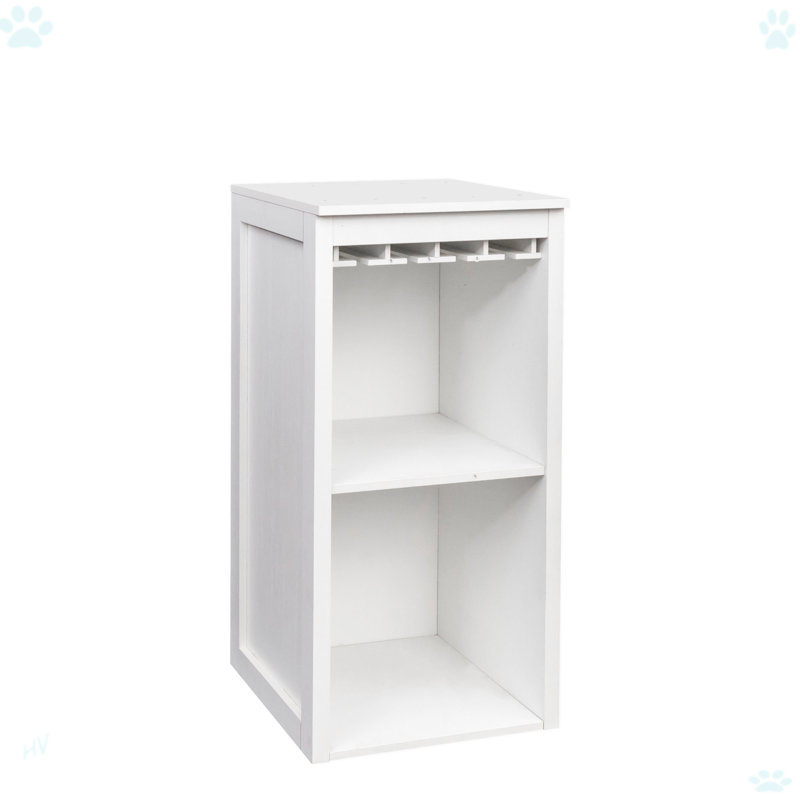 Modular Wine Bar Cabinet With Storage Shelves For Dining Room