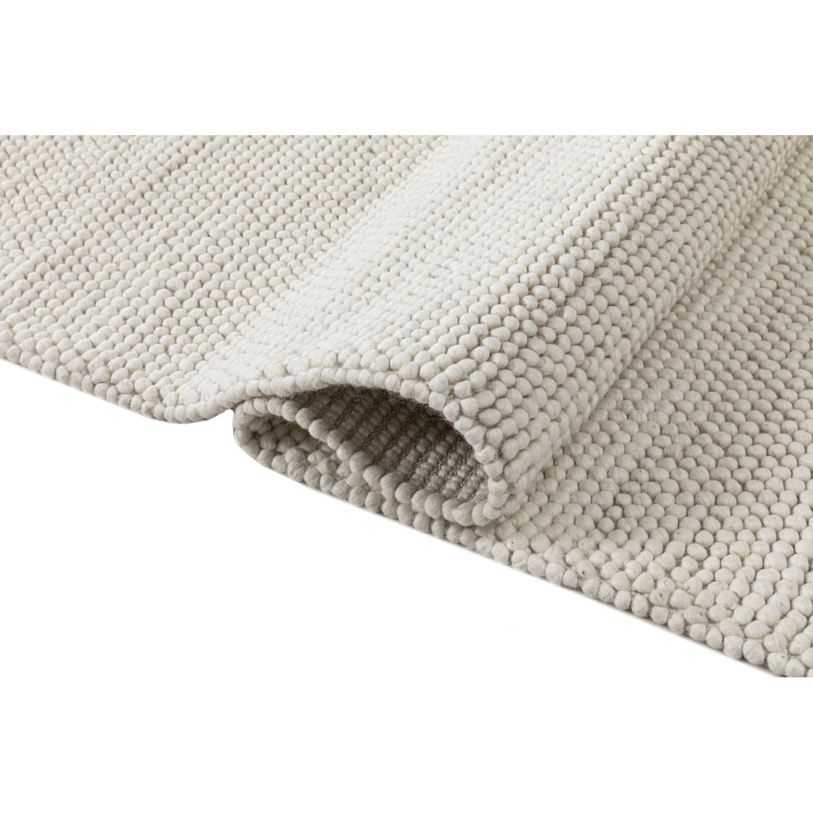 Ackman Flatweave Wool Rug, Rectangle 8'9" x 11'9", Ivory