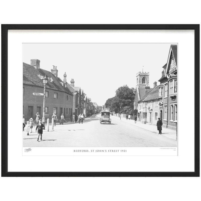 Bedford, St John - Single Picture Frame Print, 45cm H X 60cm W x 2cm D