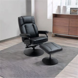 Tabious Upholstered Swivel Accent Chair with Ottoman