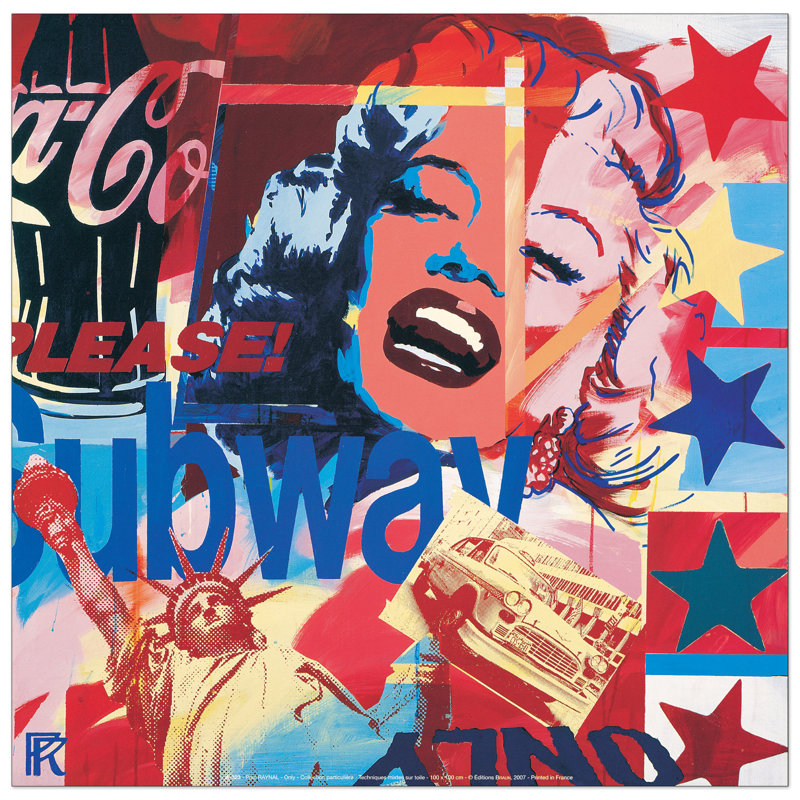 Raynal - No Frame Print on Wood, 70cm H x 70cm W x 1.8cm D