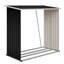 Outdoor Storage Shed, Firewood Rack and Patio Organizer