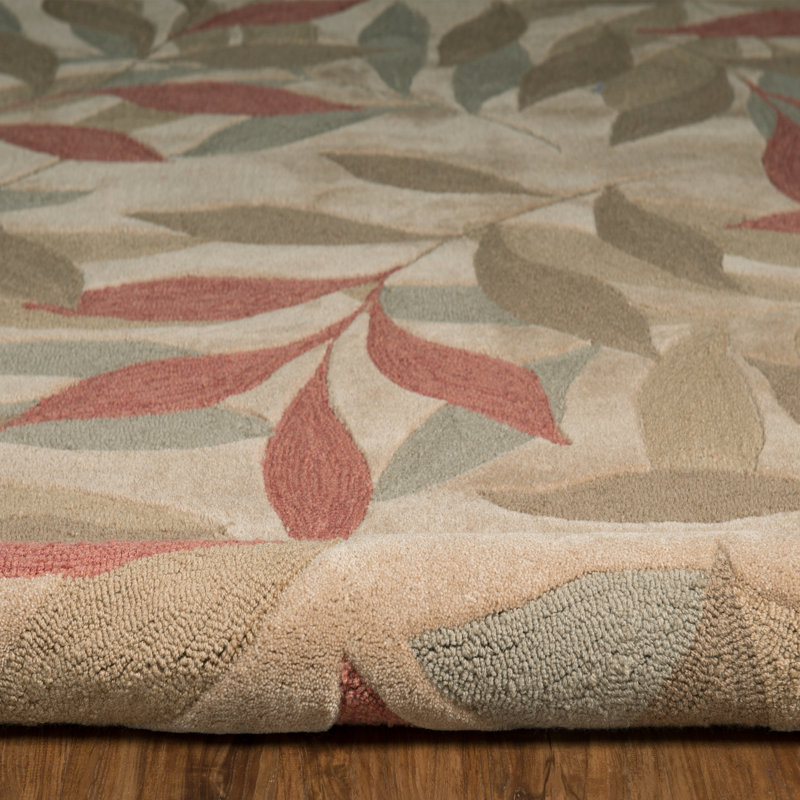 Aarae Handmade Rug Beige And Multi 5x7