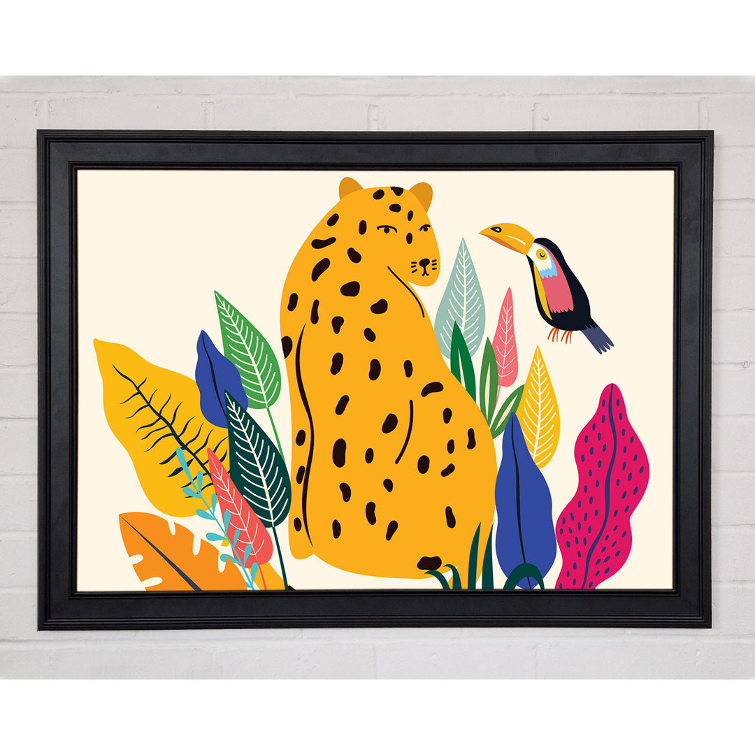 Mid Century Leopard - Druck