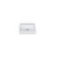 Lavabo de salle de bain vasque carré en résine blanc mat 18,8 po x 18,8 po Badeloft WB-05-S-M-35943823