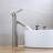 Euro Collection Single-Handle Deck-Mount Tall Vessel Lavatory Bathroom Sink Faucet - Brushed Nickel-47406731