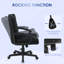 Linen-like Fabric Office Chair