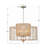 Nettle 4-Light Metal Drum Pendant-13854339-13854336