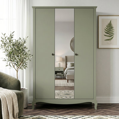 3 Door Manufactured Wood Wardrobe