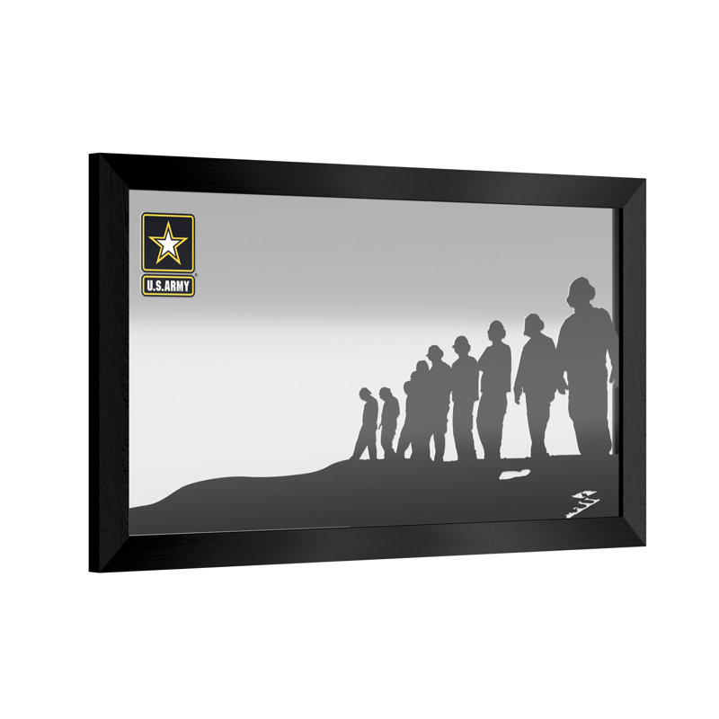 Wood Rectangle Wall Mirror