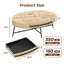 Table basse ovale avec tiroir Mid-Century-665668640
